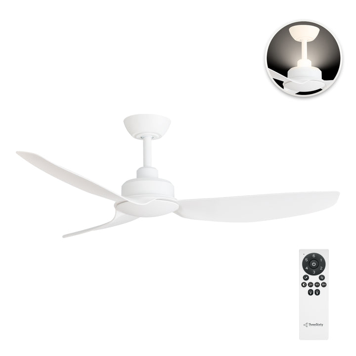 Trinity DC Ceiling Fan 48" (122cm) with Uplight