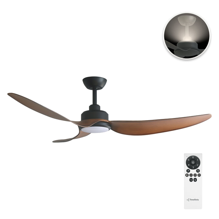 Trinity DC Ceiling Fan 56" (142cm) with Uplight