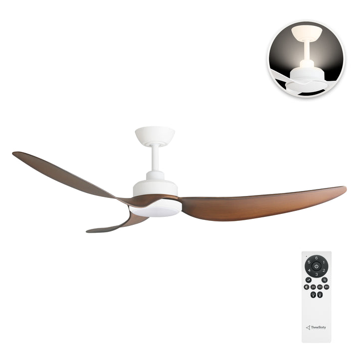 Trinity DC Ceiling Fan 56" (142cm) with Uplight