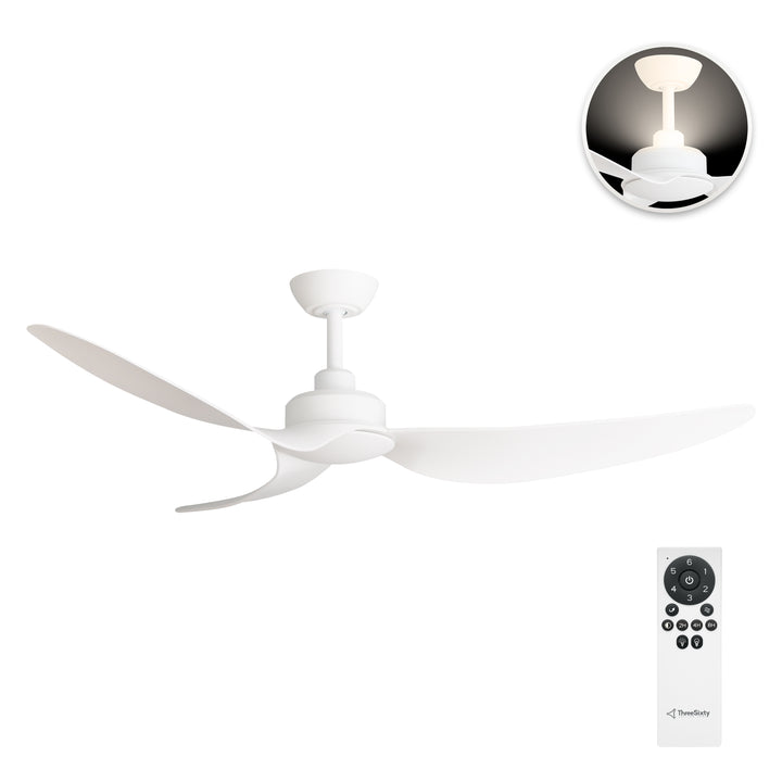 Trinity DC Ceiling Fan 56" (142cm) with Uplight