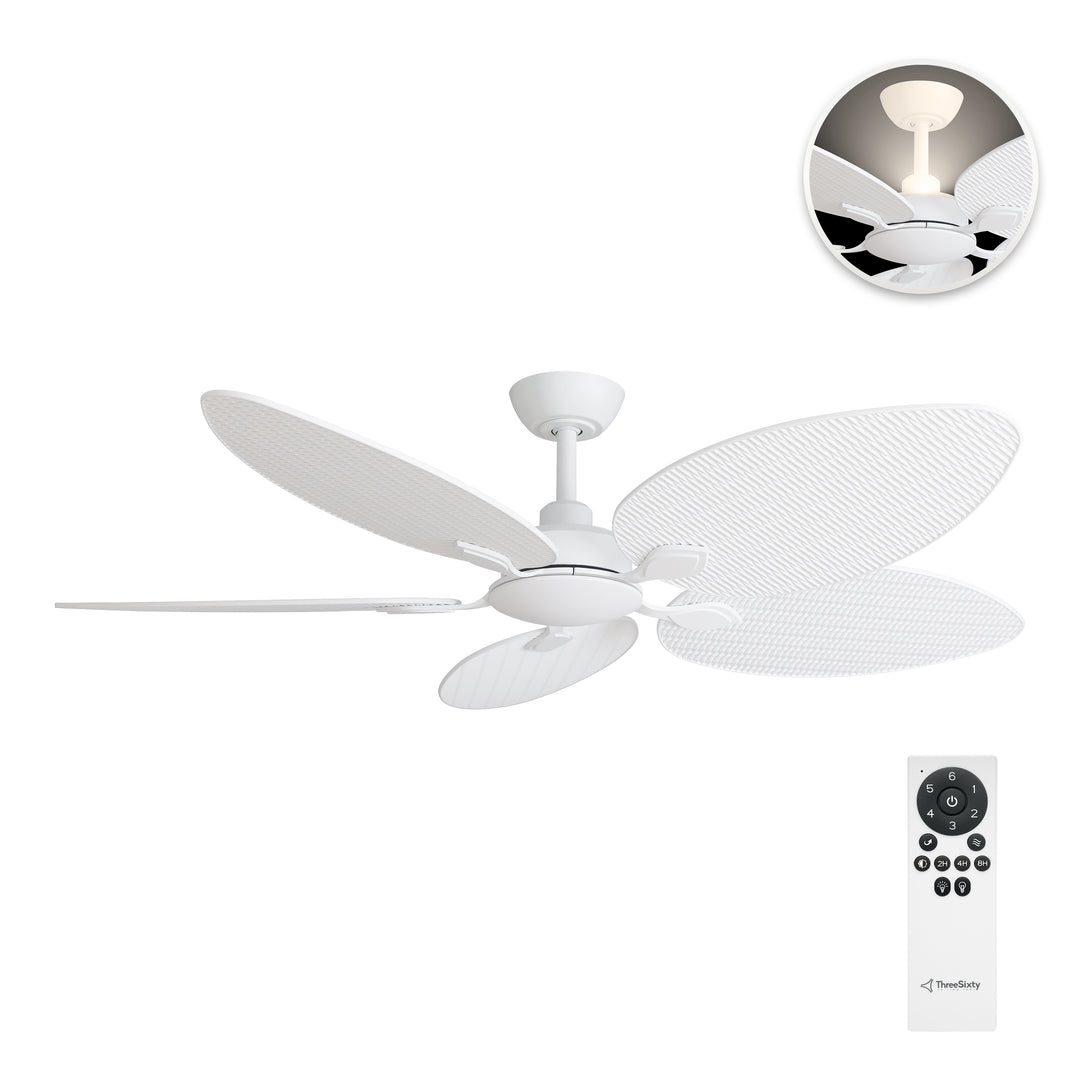 Tropicana DC Ceiling Fan with Uplight 56" (142cm)