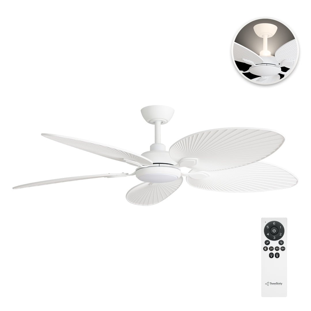 Tropicana DC Ceiling Fan with Uplight 56" (142cm)