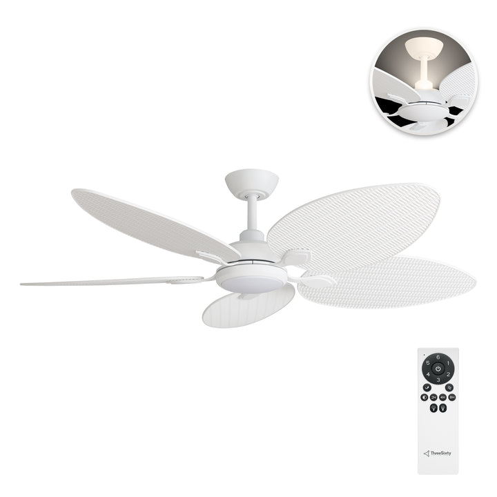 Tropicana DC Ceiling Fan with Uplight 56" (142cm)