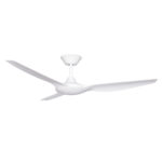 56" Detla DC Ceiling Fan in Matte White