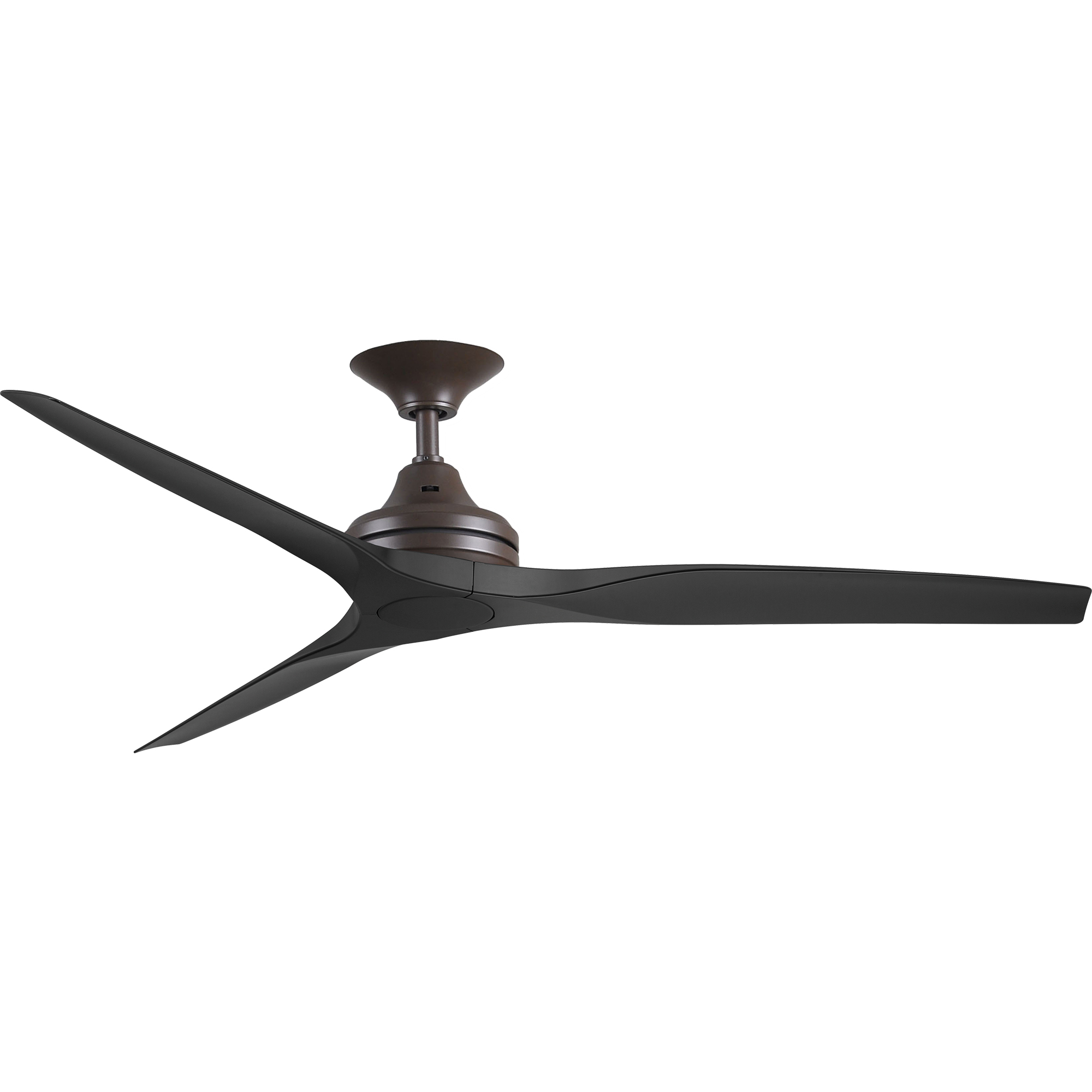 60" Spitfire in Oil-rubbed Bronze with Black polymer blades