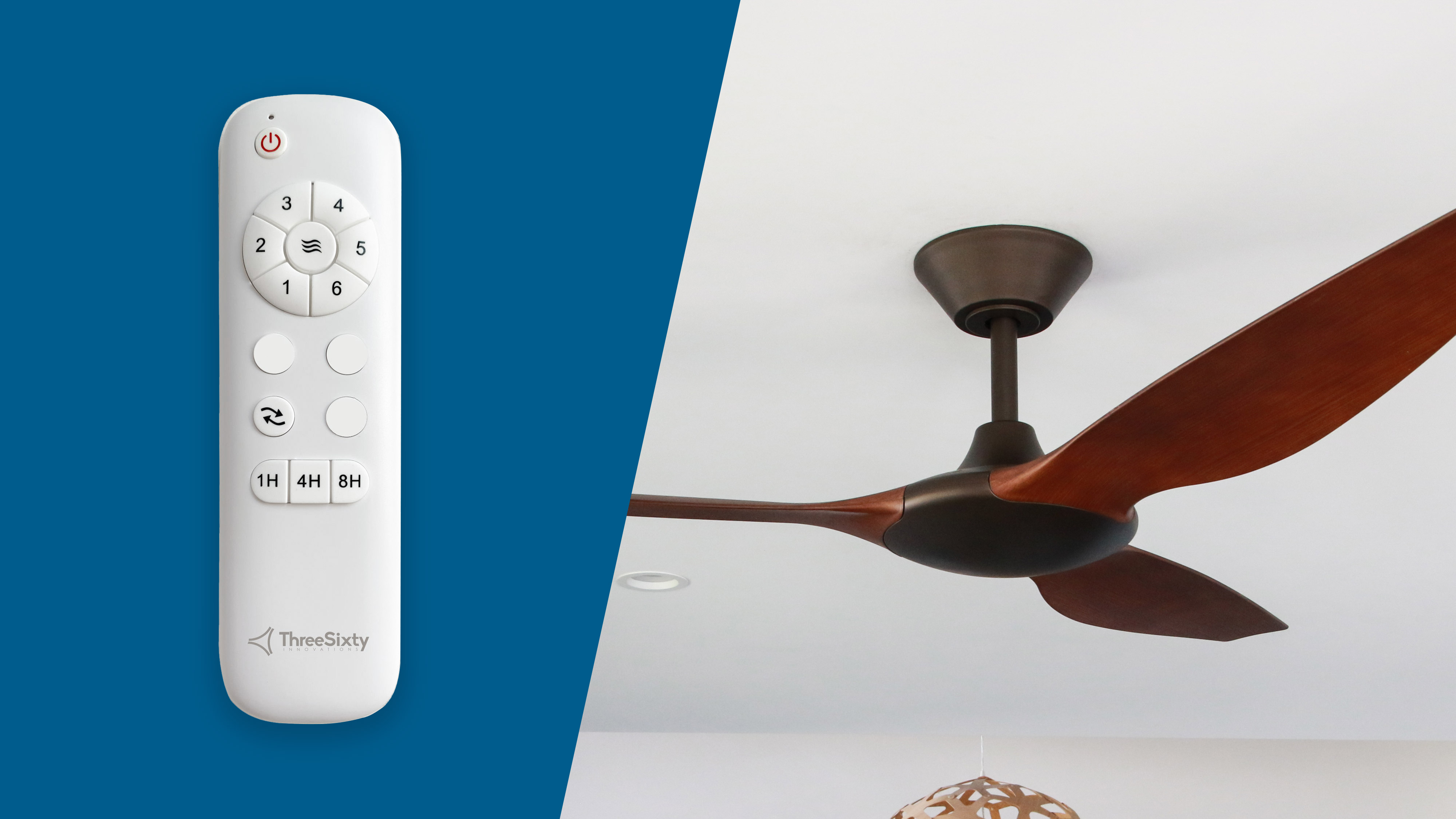 Delta DC ceiling fan includes a 6-speed remote control
