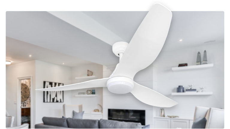 Simplicity DC Ceiling Fan with 18W LED Light