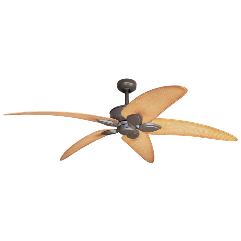 60" Tropicana in Oil-rubbed Bronze with Natural blades