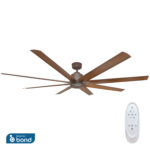 72" Kensington DC Ceiling Fan in Oil-rubbed Bronze with Koa blades