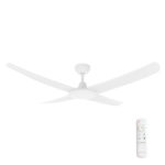 52" FlatJET DC Ceiling Fan in Matte White